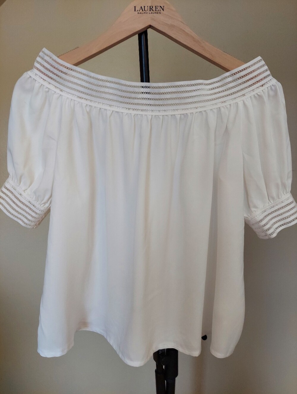 Love Joymiss Off Shoulder White Blouse Sz 36 (4/6)